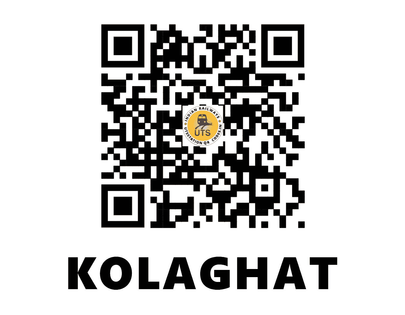 UTS QR Code for KOLAGHAT - QGT - SE (WEST BENGAL)
